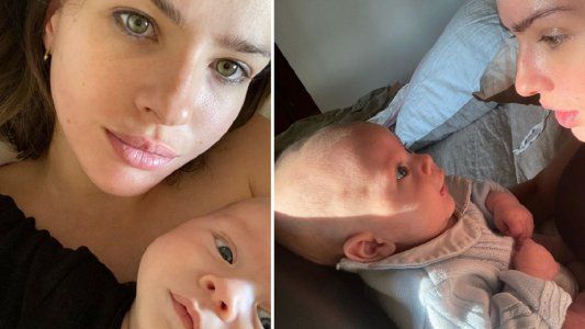 Emotivo mensaje y video de La China Suárez por los tres meses de Amancio