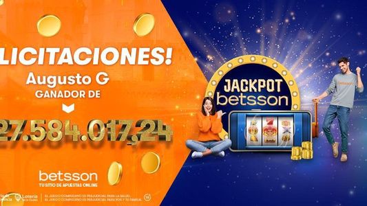Un apostador de PBA ganó más de 127 millones de pesos en el Jackpot de Betsson