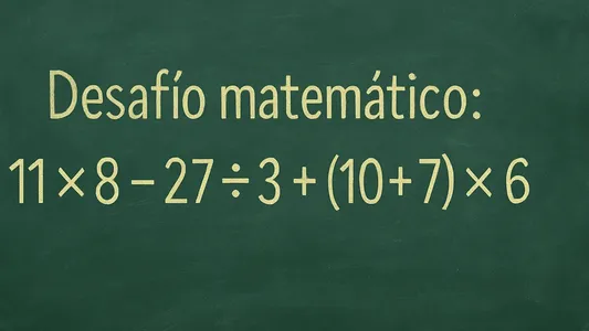 Desafío matemático: una mente brillante lo resuelve en menos de 10 segundos