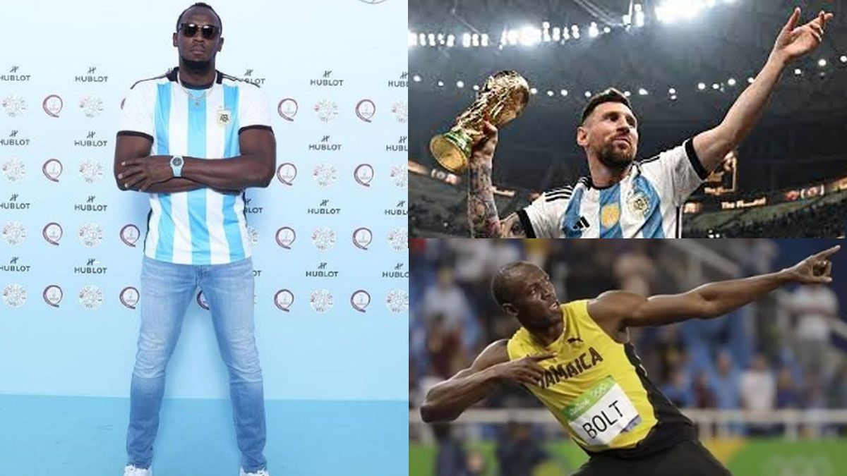 Usain Bolt tenía a la Argentina como favorito para el mundial de Qatar 2022 y no se equivocó (Foto: archivo).