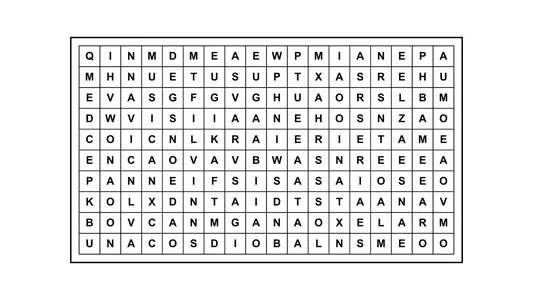 Encontrá la frase escondida: un desafío literario oculto en la sopa de letras