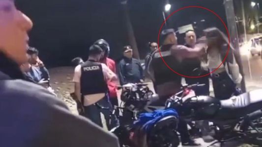 Un policía le pegó una cachetada a una mujer en un control de tránsito en Quilmes