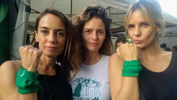 El colectivo de Actrices Argentinas se sumó a la marcha del #19F en el Congreso