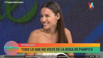 Pampita sobre los rumores de embarazo: No estoy embarazada