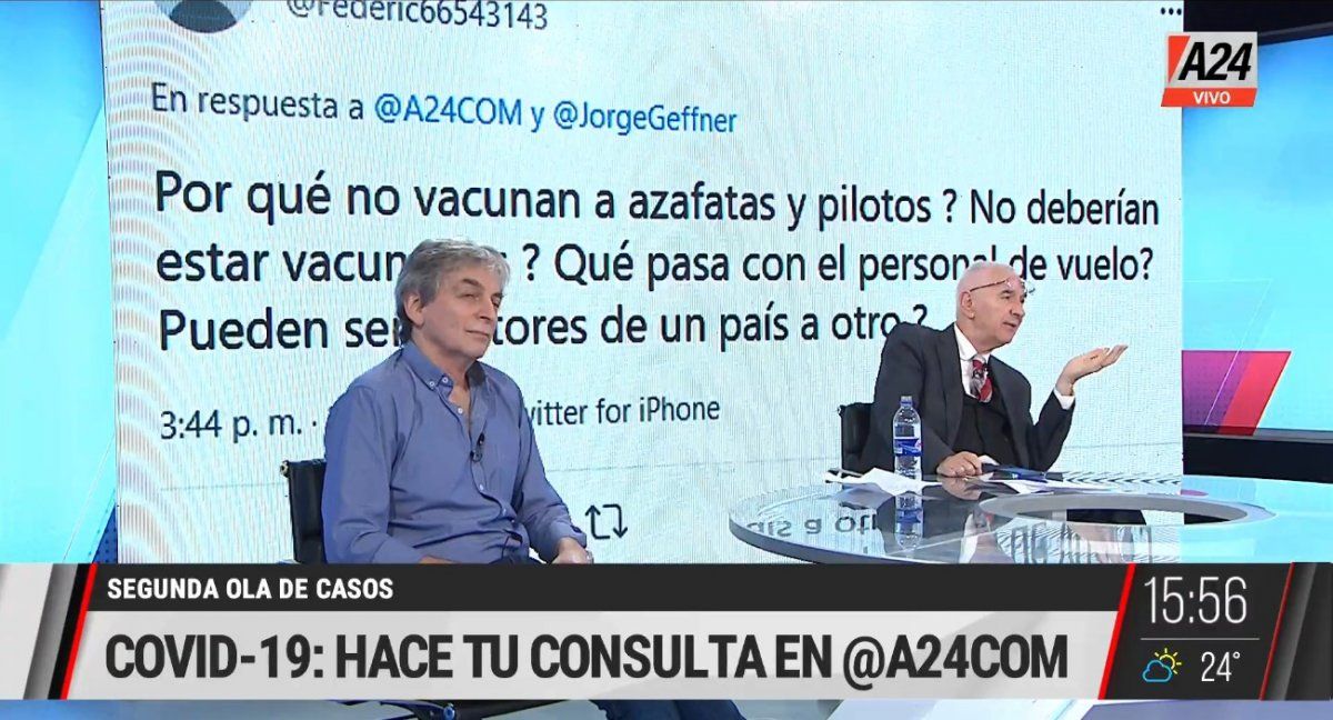 Consultorio Covid-19 en A24