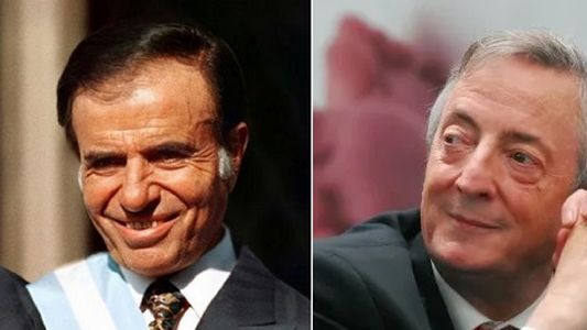 Casa Rosada: quitaron un busto de Néstor Kirchner para poner uno de Carlos Menem