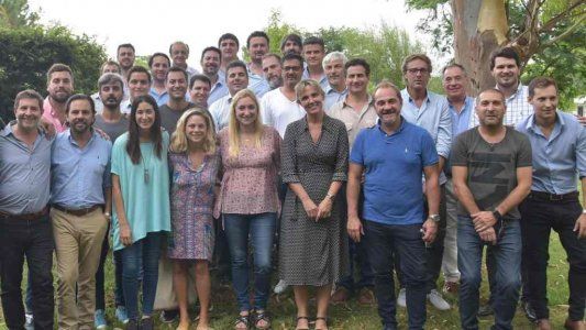 Ritondo estrenó el traje de candidato en un encuentro con los Sin Tierra de Cambiemos