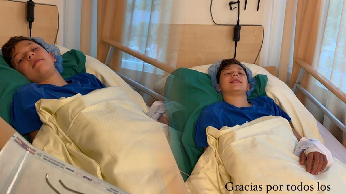 Operaron al hijo de Evangelina Anderson y Martín Demichelis