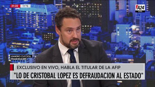 Para el titular de la AFIP, Cristóbal López defraudó al Estado en connivencia con los funcionarios de ese momento