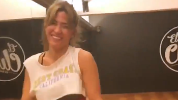 Jimena Barón se ríe de sí misma en los ensayos para el Bailando 2018