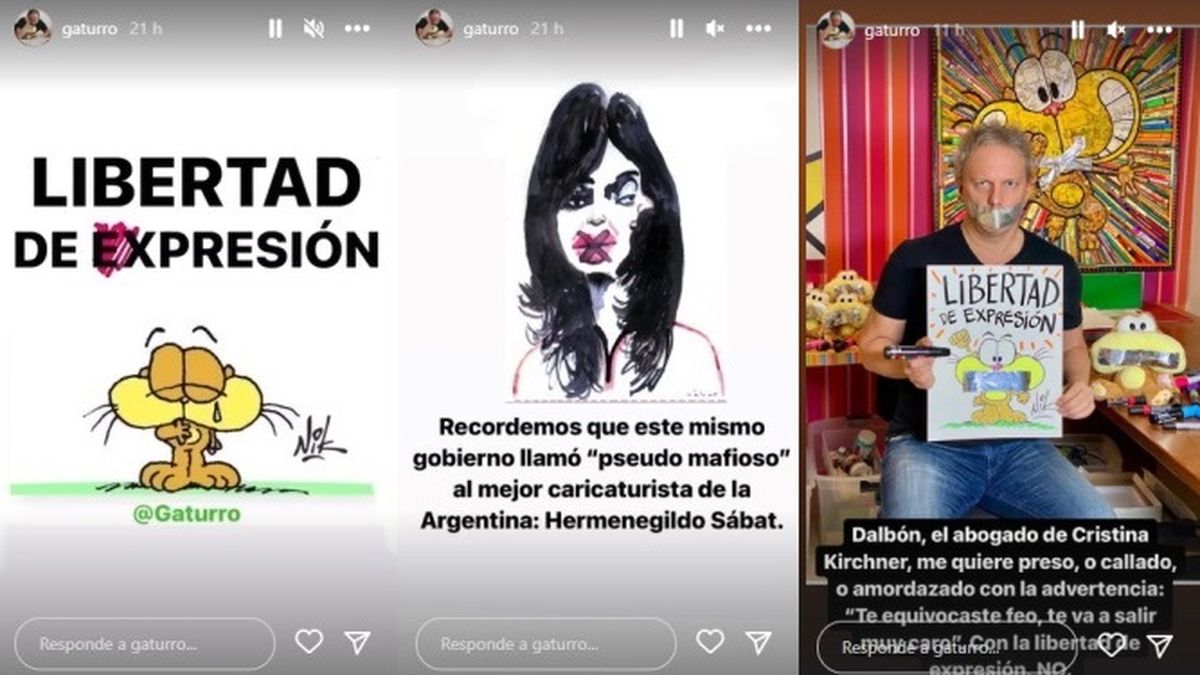 La reacci&oacute;n de Nik frente al ataque judicial de Cristina Kirchner.&nbsp;