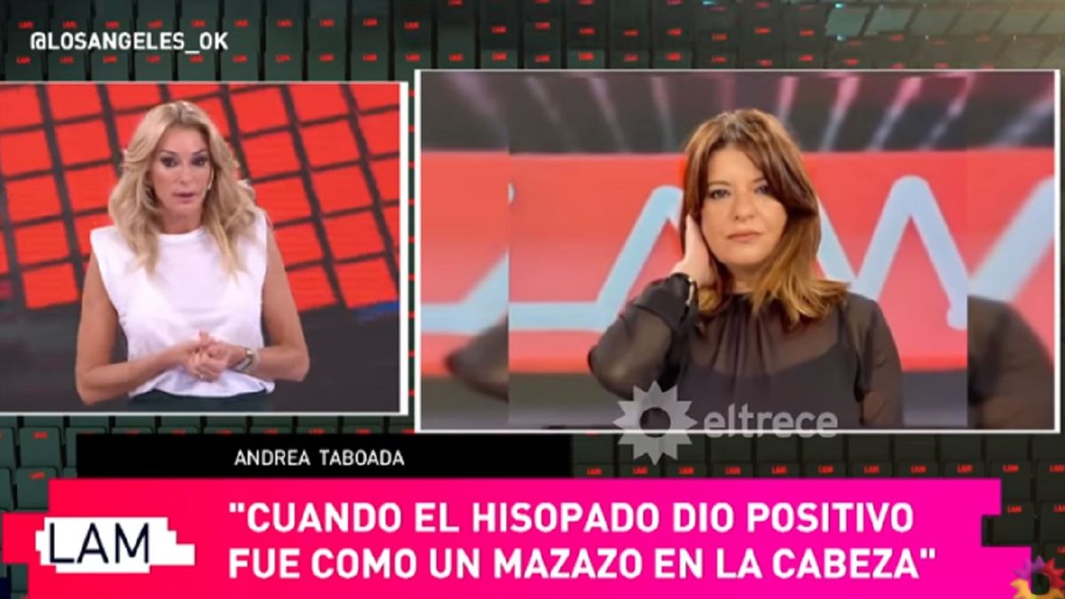 Andrea Taboada y el miedo que siente tras enterarse su positivo de covid