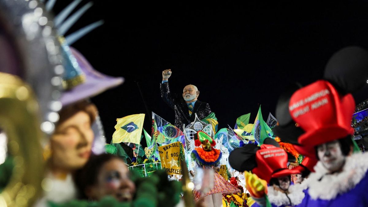 Carnaval de Río 2026: el show dedicado a Lula que desató denuncias electorales. (Foto: Reuters)
