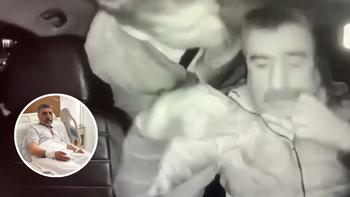 Escalofriante video: un boxeador atacó brutalmente a un taxista durante un viaje y lo dejó ciego