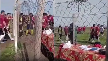 Un árbitro suspendió un partido porque lo estaban insultando y le rompieron la mandíbula