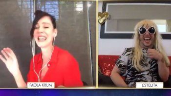 Paola Krum reveló un gusto desconocido que solía darse Nacha Guevara