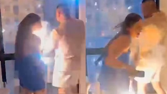 Impactante momento de mujer mirando fuegos artificiales: uno entró por la ventana y le quemó el cuerpo