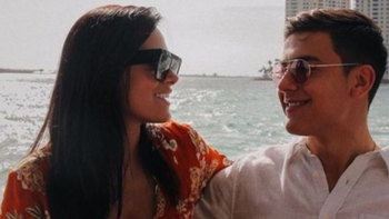 Oriana Sabatini y Paulo Dybala, románticos en Miami