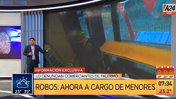 Palermo: los niños, los nuevos autores de los robos