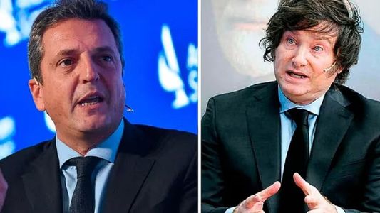 Sergio Massa y Javier Milei cruzan mensajes de convivencia política y económica, y se eligen como adversarios para polarizar las elecciones de octubre
