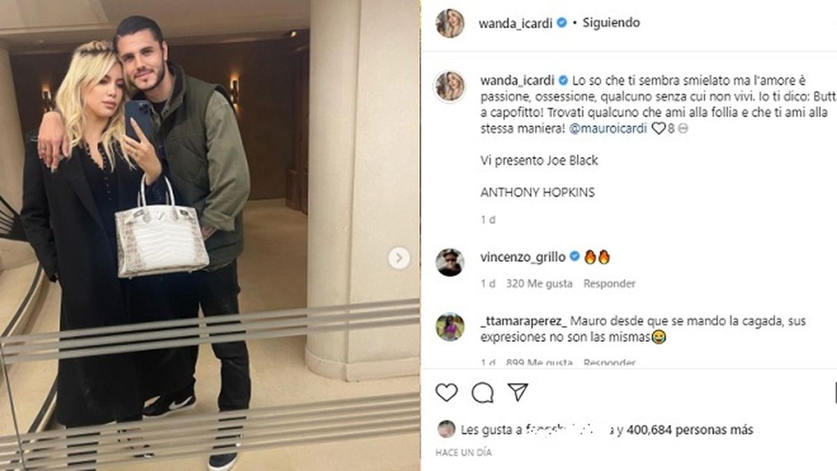 El posteo de Wanda Nara, con un filoso mensaje destinado a su marido Mauro Icardi.
