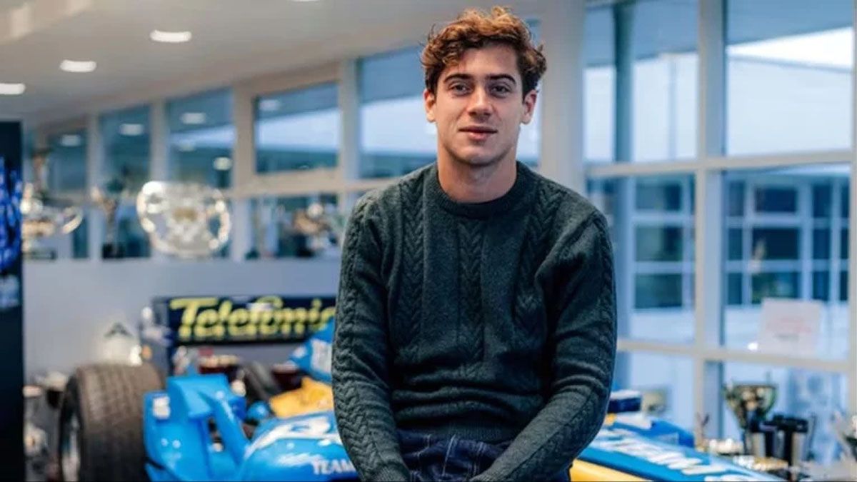 Se conocieron las primeras imágenes de Franco Colapinto con los colores de Alpine