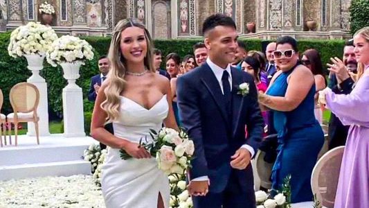 Lautaro Martínez se casó con Agustina Gandolfo: todas las fotos de la lujosa fiesta