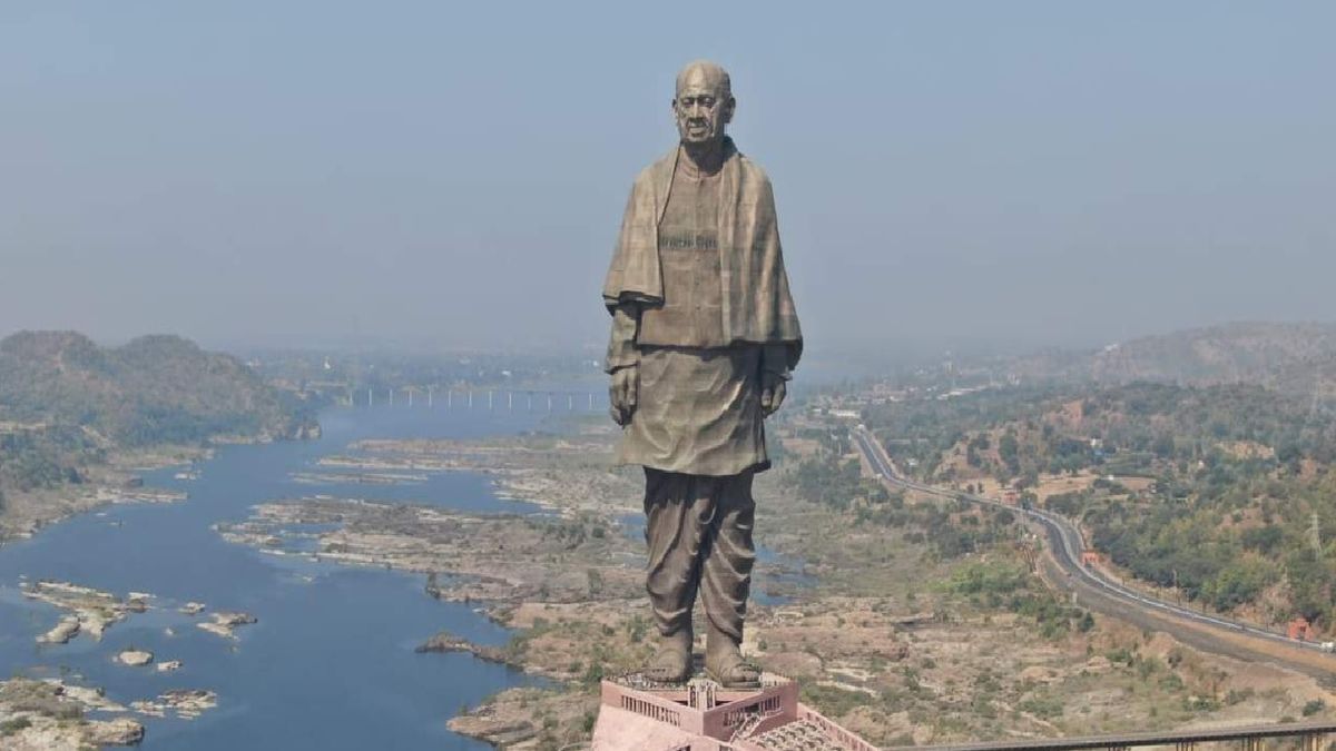 La estatua de la unidad en la India, con 182 metros de alto, la mayor del mundo (Foto: Gentileza Klook)