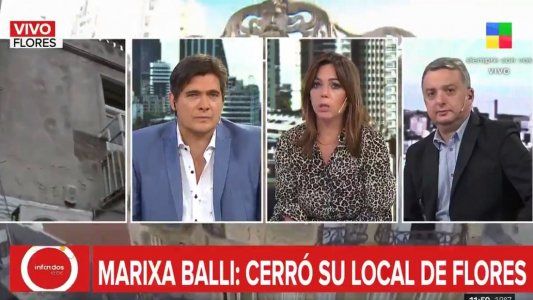 La angustia de Marixa Balli: se inundó su local de ropa y lo cerró