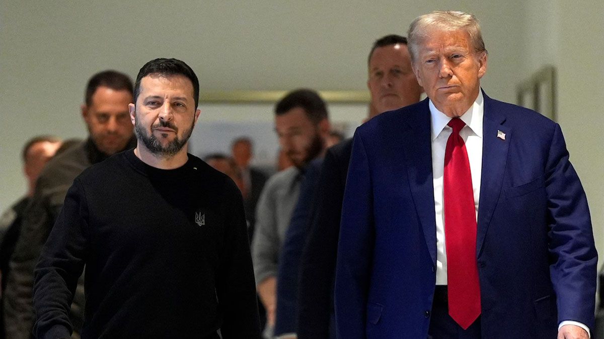 Trump y Zelensky