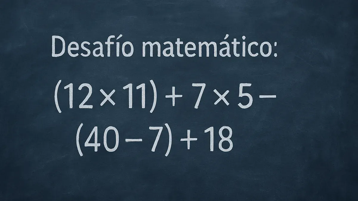 La regla esencial para resolver este desafío matemático es conocido como PEMDAS (por sus siglas en inglés) o jerarquía de operaciones.