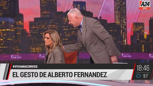 La parodia de Viviana Canosa sobre el polémico gesto de Alberto Fernández con Cecilia Nicolini