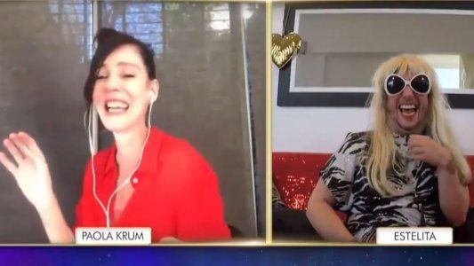 Paola Krum reveló un gusto desconocido que solía darse Nacha Guevara