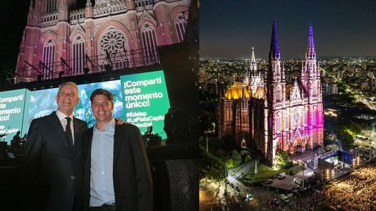 Axel Kicillof inauguró los festejos en la Catedral de La Plata por el 142° aniversario de la Ciudad