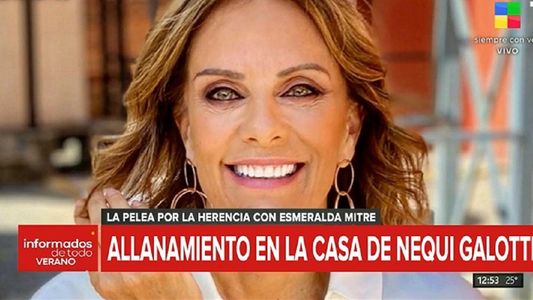 Allanaron la casa de Nequi Galotti por la pelea por la herencia de Bartolomé Mitre