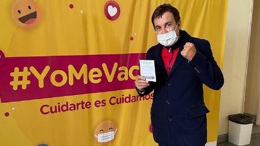 Paulo Vilouta se vacunó contra el coronavirus: ¡Vamos!