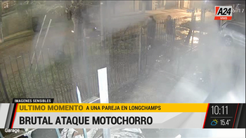 Una pareja sufrió un brutal ataque motochorro