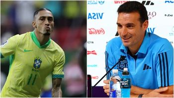 Tras el triunfo de la Selección argentina ante Brasil, Lionel Scaloni le respondió a Raphinha Tras el triunfo de la Selección argentina ante Brasil, Lionel Scaloni le respondió a Raphinha