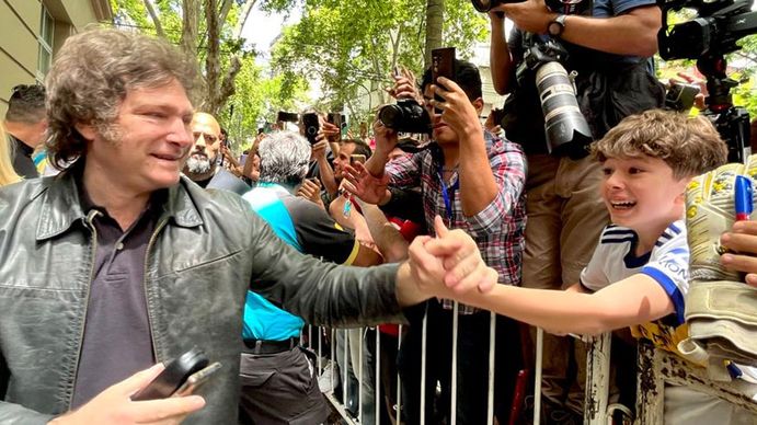 Javier Milei: Puede ser que falten boletas, pero porque están en las urnas