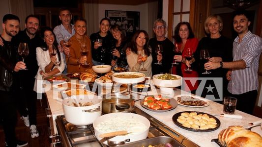 Las fotos del gran festejo de Sergio Lapegüe y su equipo por el primer mes de su programa en América TV