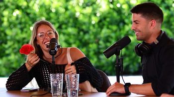 Nati Jota volvió a hacerle una pícara propuesta a Gastón Edul: Cabecear balones