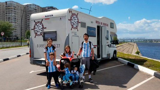 Cómo es vivir todo un Mundial en una casa rodante