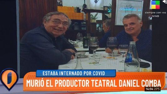 Murió el productor teatral Daniel Comba