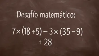 Desafío matemático: ¿en cuánto tiempo lográs resolverlo?