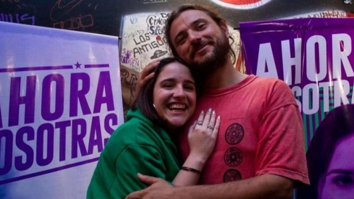 Ofelia Fernández y Juan Grabois. (Redes)