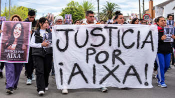 Marcha por Aixa Mili: revelaron qué dijo el principal sospechoso mientras continúa prófugo