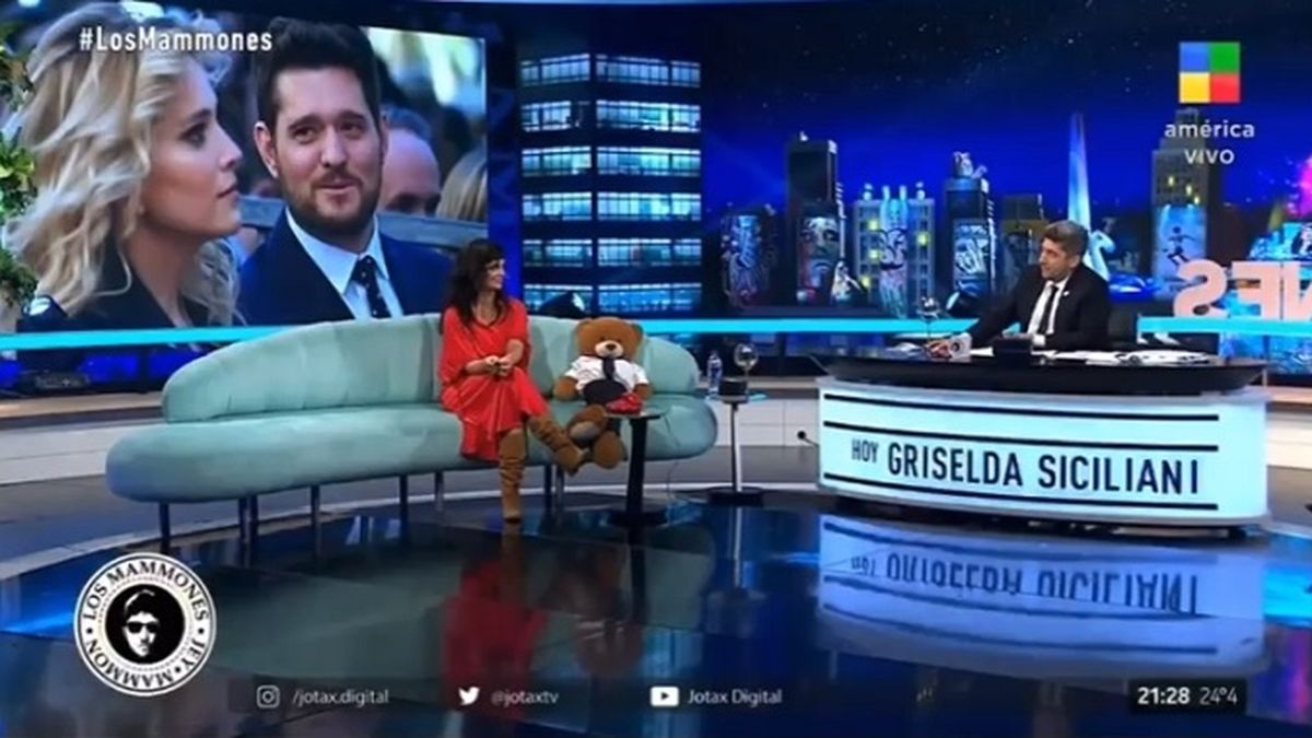 Griselda Siciliani record&oacute; la noche que crey&oacute; que Michael Bubl&eacute; le tiraba onda delante de su por entonces pareja, Adri&aacute;n Suar. La realidad es que detr&aacute;s suyo estaba Luisana Lopilato.&nbsp;