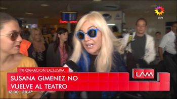 Susana sobre la posibilidad de hacer teatro en 2019: Por ahora no hay nada cerrado