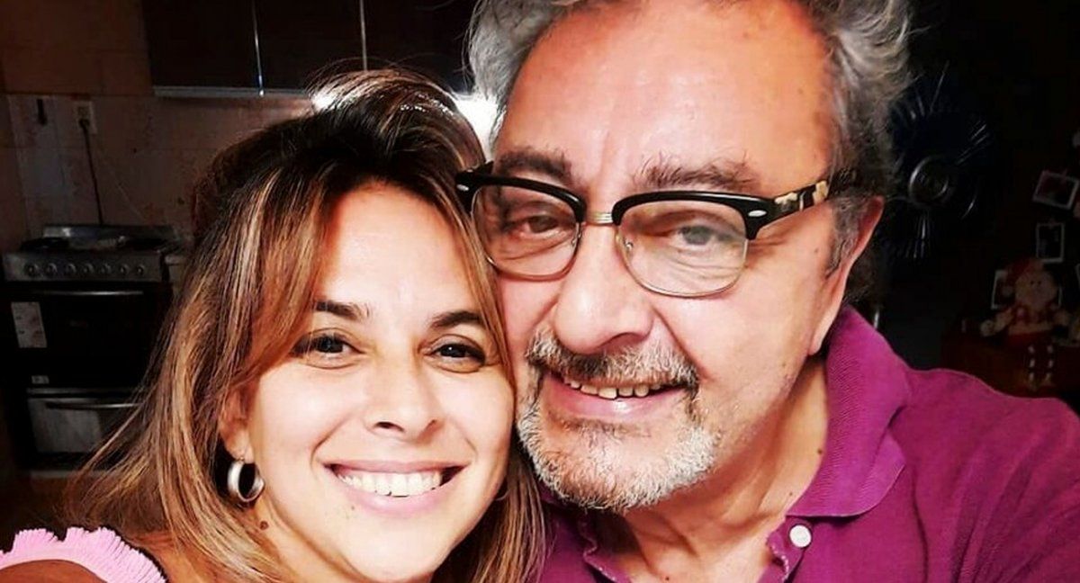 La historia de amor del actor Claudio Rissi con su joven novia