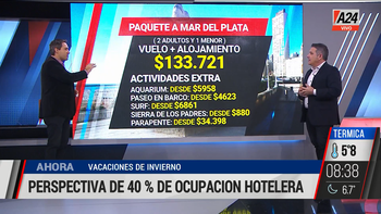 Vacaciones de invierno: la ocupación hotelera para la temporada ronda el 40%